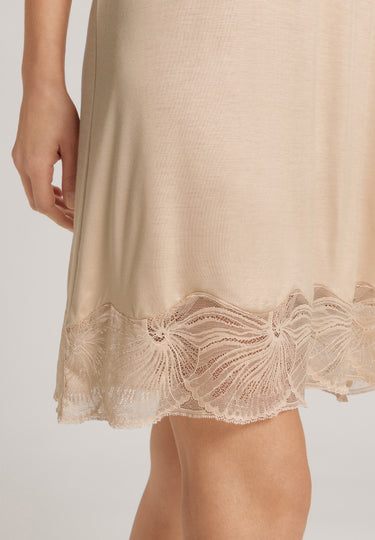 Lilith Tencel™ Lace Trim Tank Nightgown | Coffee Quartz 74779-2216
